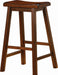 Durant Wooden Bar Stools Chestnut (Set of 2) image