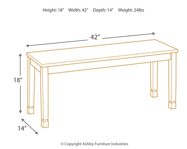 Owingsville Dining Bench