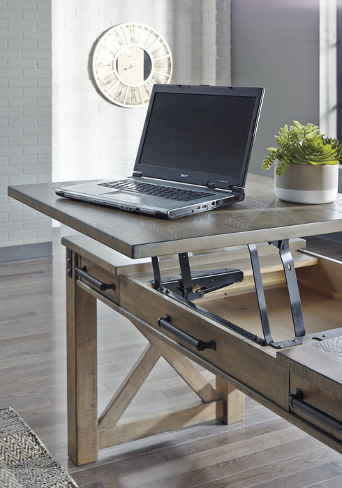 Aldwin Home Office Lift Top Desk